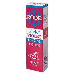 Rode Klister Violet Spesial Klister for grovkornet l&#248;se forhold.